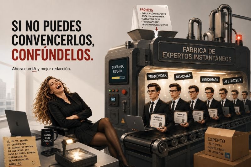 Con IA todos suenan expertos: cómo distinguir a quien piensa